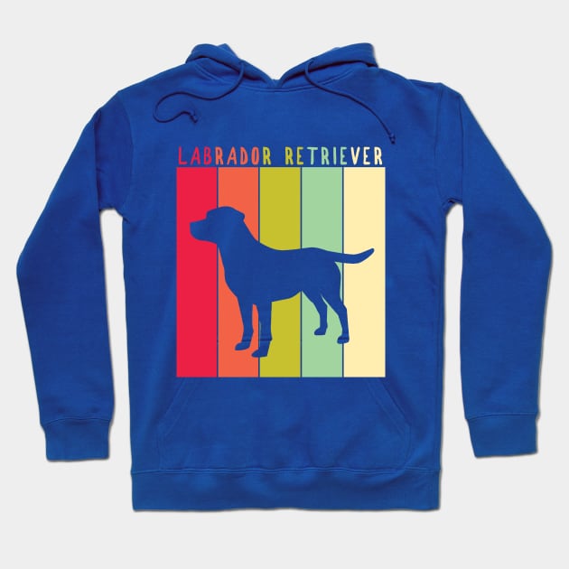 Retro Vintage Labrador Hoodie by JKA